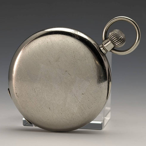 Around 1930 Switzerland Eberard Chronometer pocket watch Nickel open face Works well